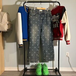 Maison Margiela Logo Print Denim Jeans